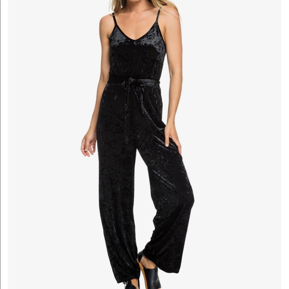 Roxy Cha Cha for Now Velvet Jumpsuit